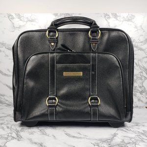 Clark and Mayfield Leather Hawthorn Travel Attache Laptop File